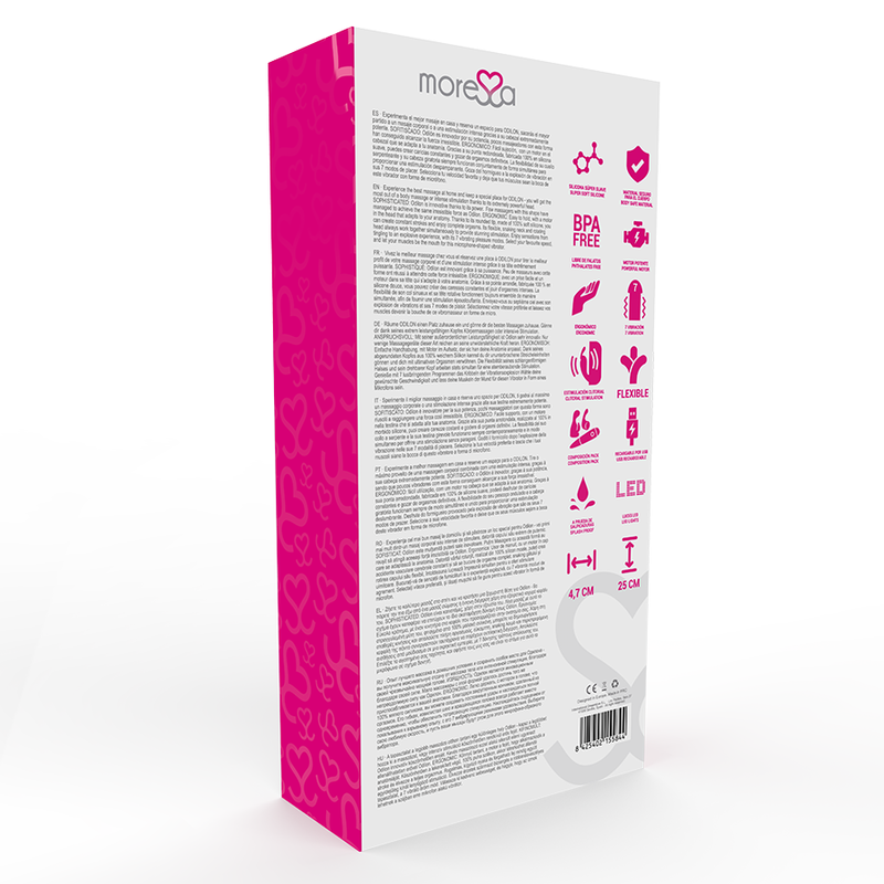 Odilon - Vibromasseur Rechargeable Silicone Premium de Moressa