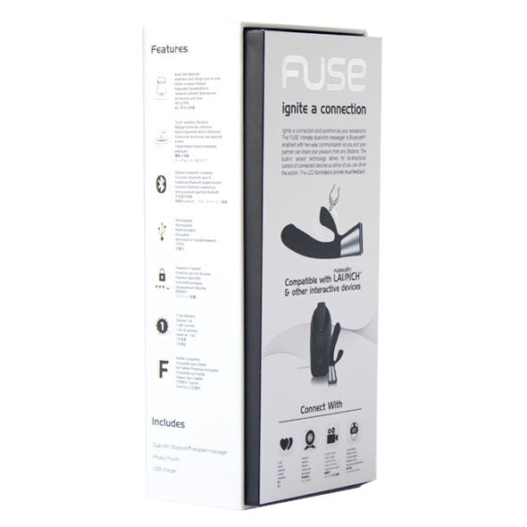 Masseur Fuse Dual Stimulation Kiiroo OhMiBod Noir