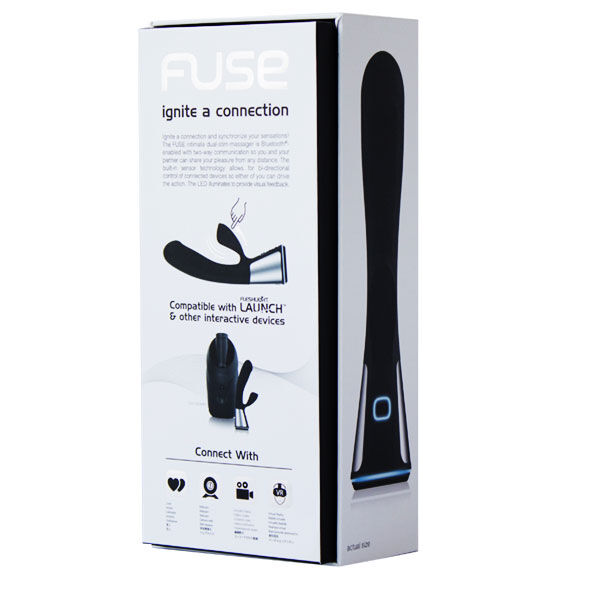 Masseur Fuse Dual Stimulation Kiiroo OhMiBod Noir
