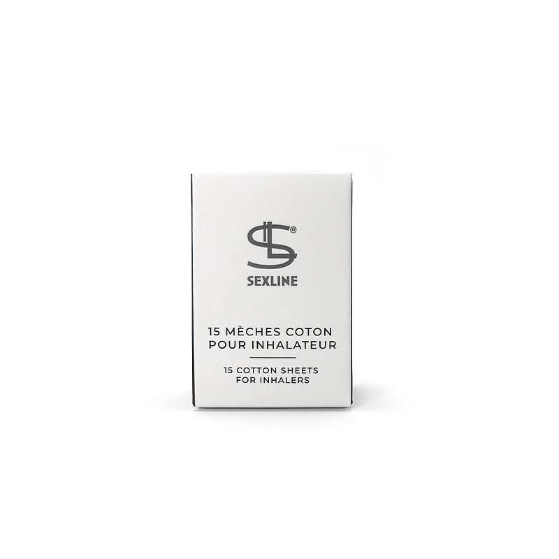 Mèches Coton Inhalateur - Lot de 15