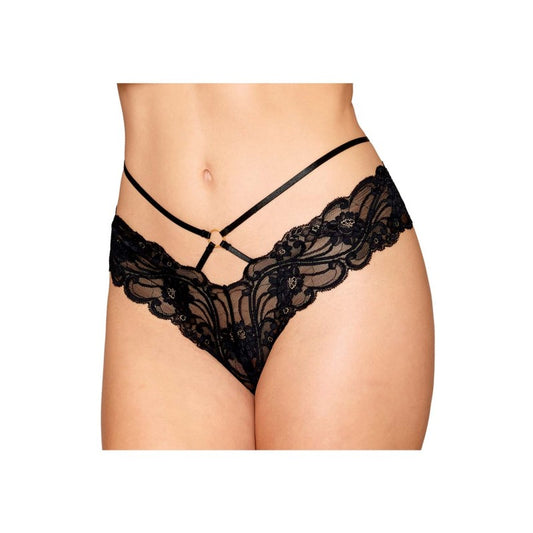 Culotte en dentelle noire
