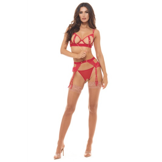 Ensemble 3 Pièces Rouge