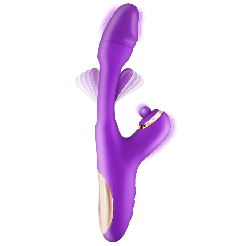 Vibromasseur rabbit 3-en-1 Joyfully violet intense