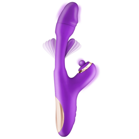 Vibromasseur rabbit 3-en-1 Joyfully violet intense
