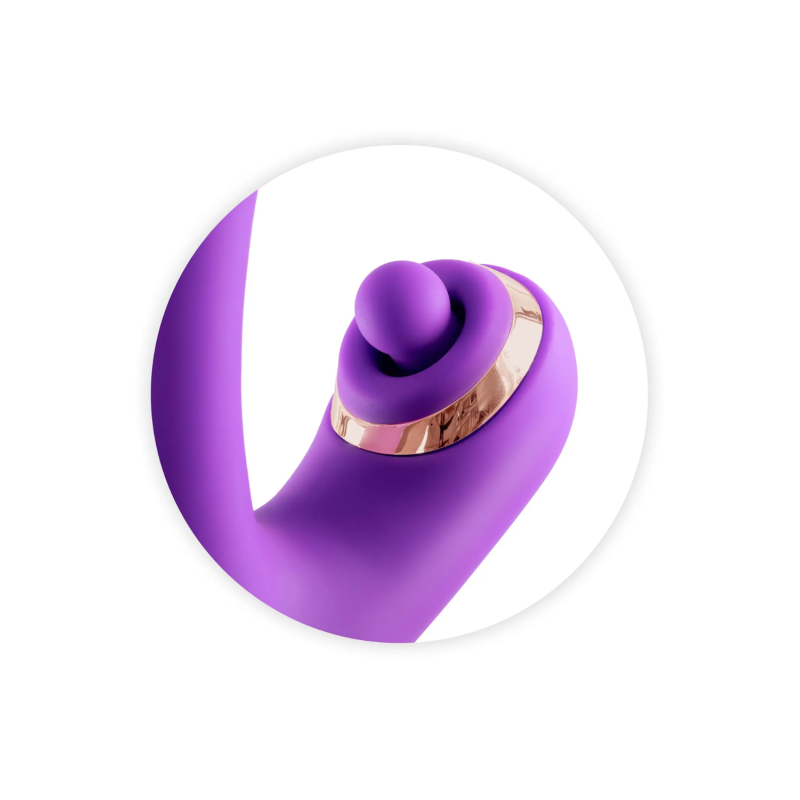 Vibromasseur rabbit 3-en-1 Joyfully violet intense