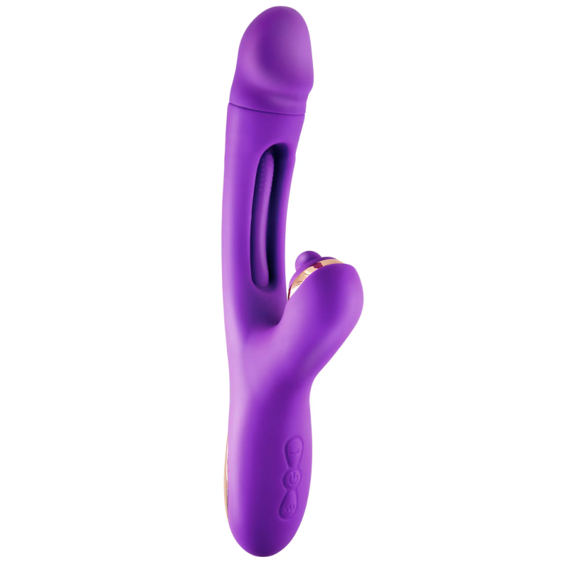 Vibromasseur rabbit 3-en-1 Joyfully violet intense