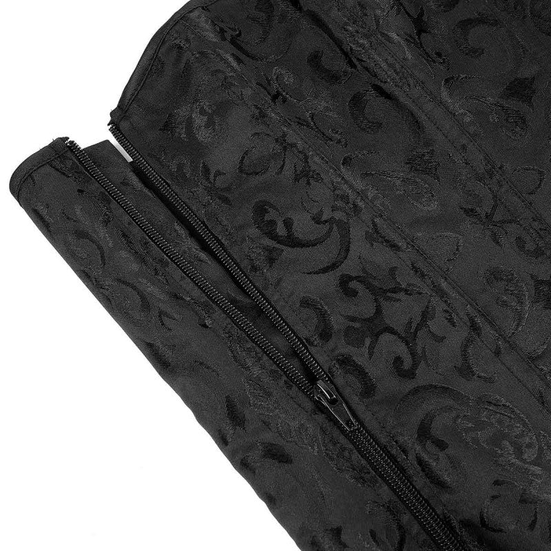 Corset Noir Satin – Oh Oui!