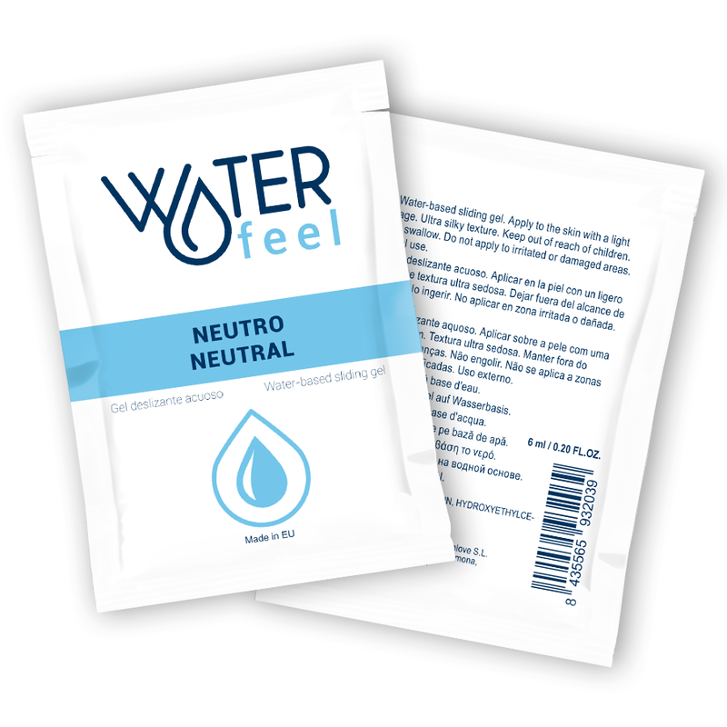 Waterfeel - Gel de Glissement Neutre Base d'Eau 6 ml