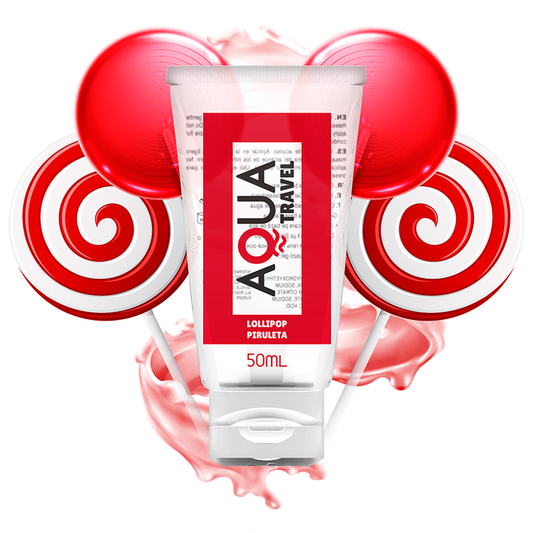 Lubrifiant Saveur Lollipop Aqua Travel 50 ml