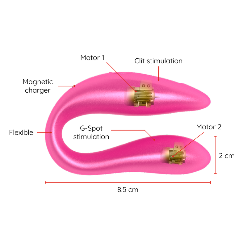 Stimulateur Point G & Clitoridien avec Application