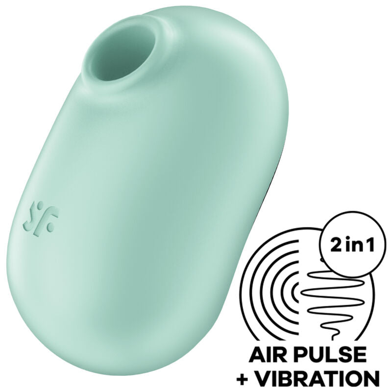 Stimulateur & Vibromasseur Satisfyer Mermaid Vibes – Menthe et Rose