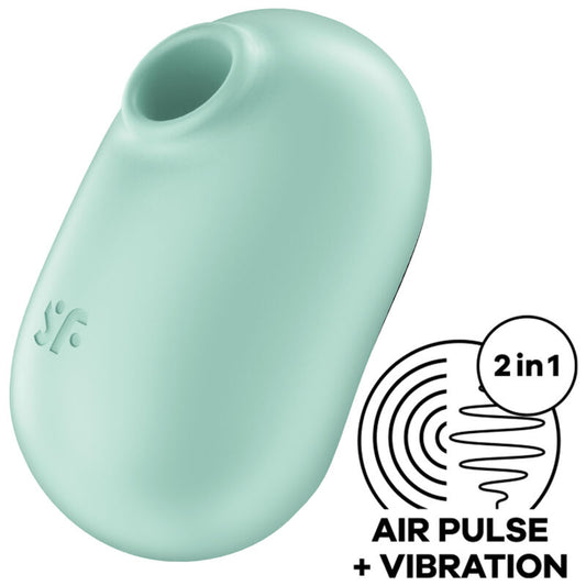 Stimulateur & Vibromasseur Satisfyer Mermaid Vibes – Menthe et Rose