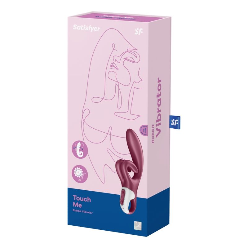 Vibromasseur rabbit Touch Me - Double plaisir