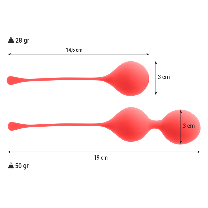 Pack de boules Kegel pour renforcement pelvien
