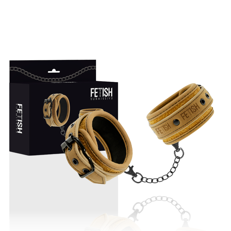 Menottes en cuir végan Fetish Submissive