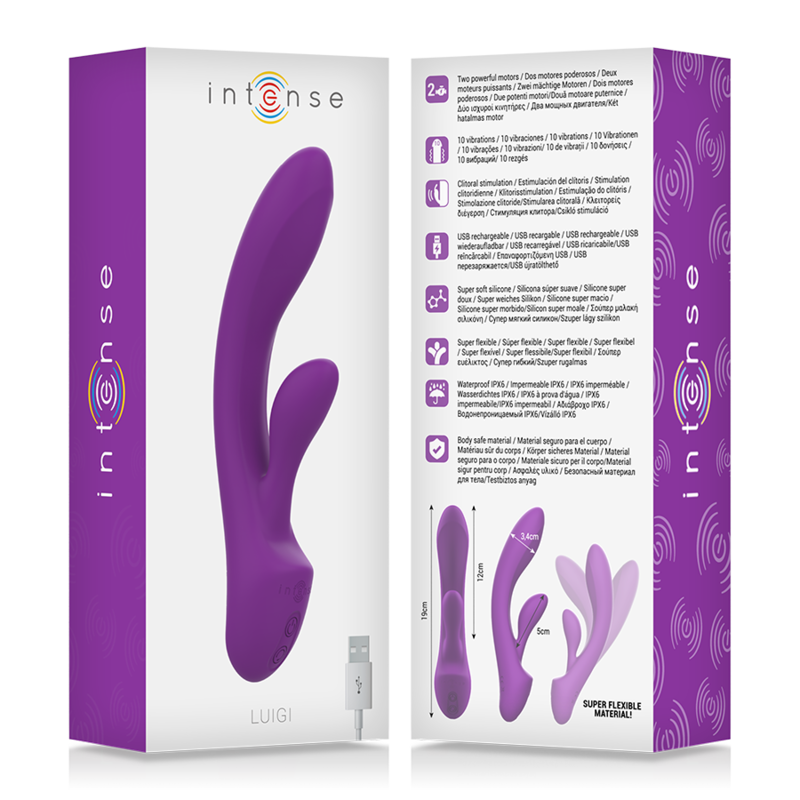Vibromasseur Luigi Intense - Double Stimulation Intense