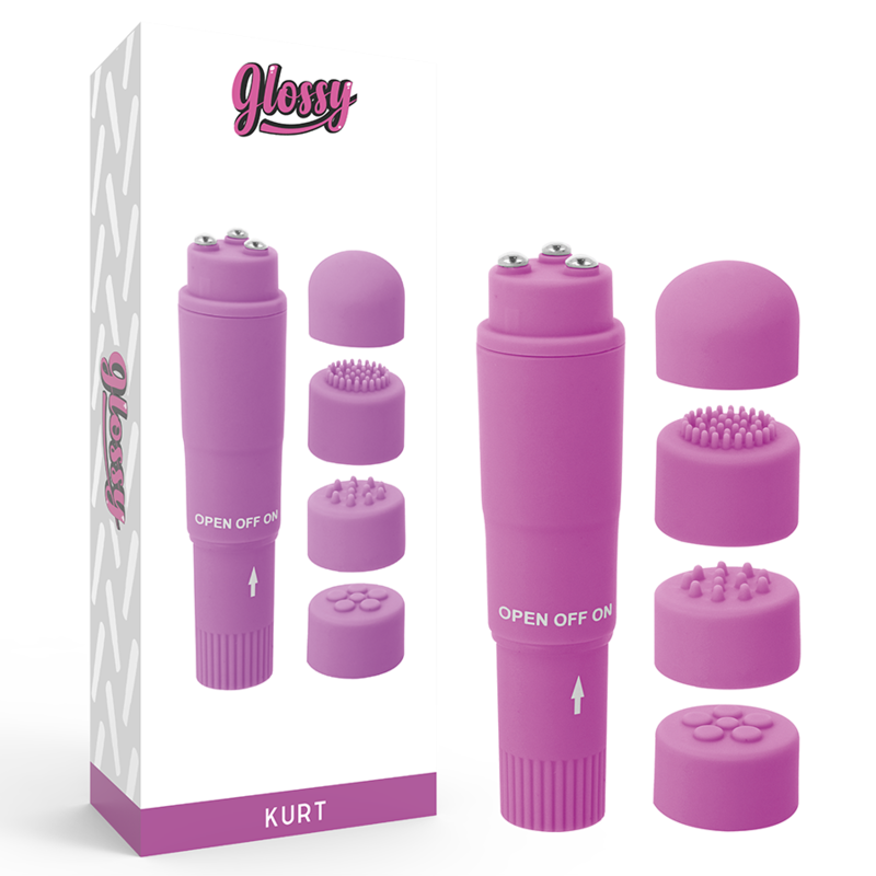 Masseur de Poche Violet Glossy - Stimulateur Portable