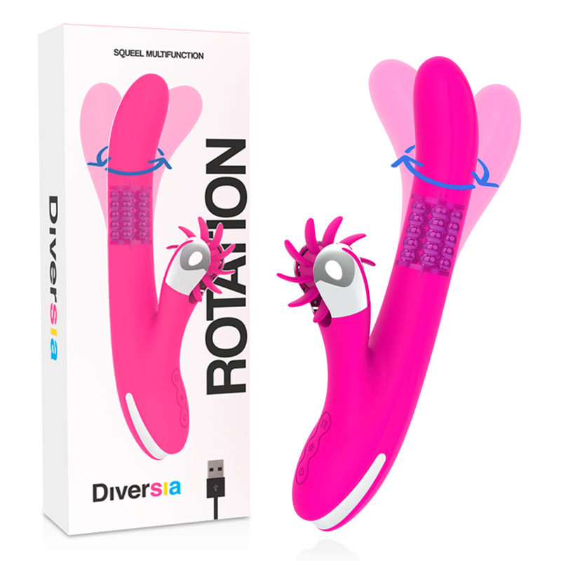 Rotation Lapin Diversia - Stimulation Puissante et Durable