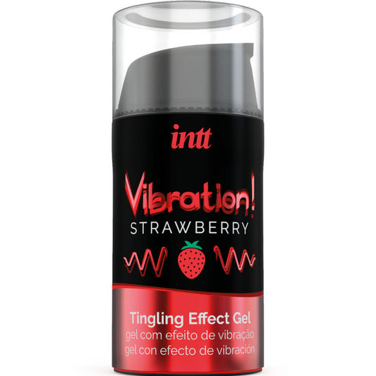 Gel Vibrant Fraise Intt Stimulant Intime 15 ml