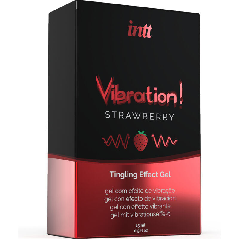 Gel Vibrant Fraise Intt Stimulant Intime 15 ml