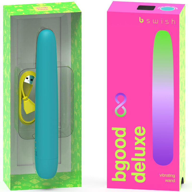 Vibromasseur Bgood Infinite Deluxe Silicone Bleu - Plaisir Intense