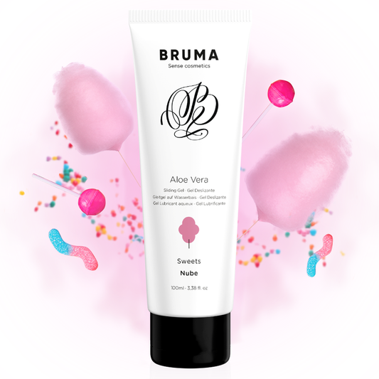 Gel Glissant Aloe Vera Saveur Bonbons Bruma 100 ml