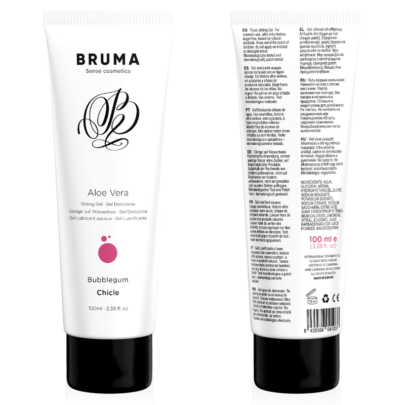 Gel Glissant Aloe Vera Bubblegum BRUMA 100 ML