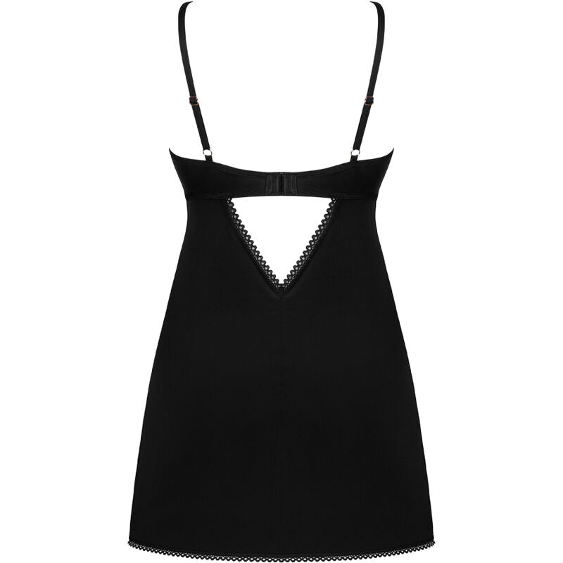 Chemise Noire Rosenty et String