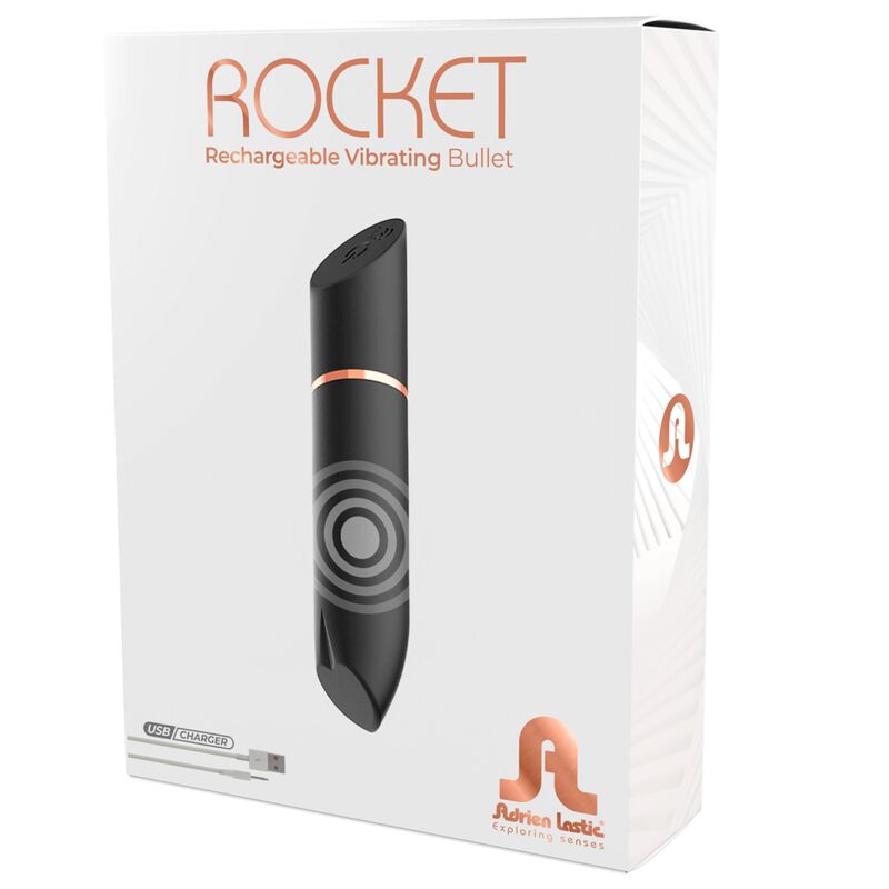 Balle Vibrante Rocket Noire Adrien Lastic