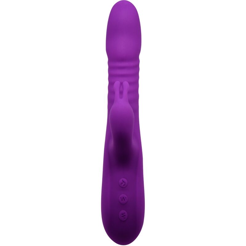 Vibromasseur lapin RoMAX en silicone violet