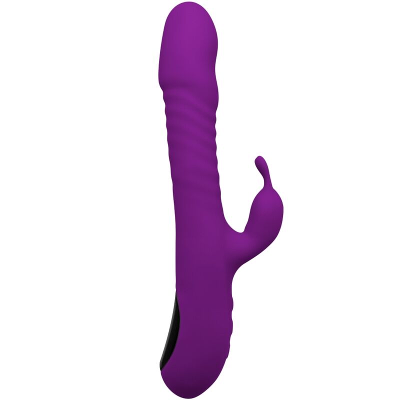 Vibromasseur lapin RoMAX en silicone violet