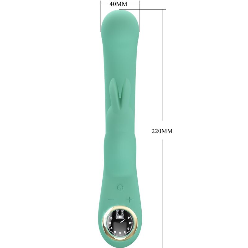 Vibromasseur Lamar lapin et point G vert