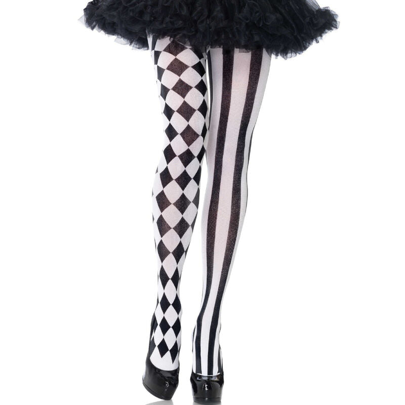 Collants Arlequin Noir et Blanc – Leg Avenue