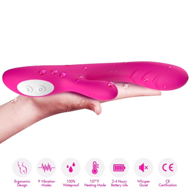 Vibromasseur Spark - Chaleur et double plaisir