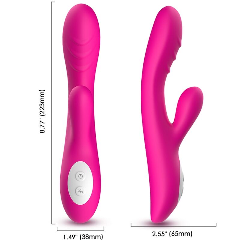 Vibromasseur Spark - Chaleur et double plaisir