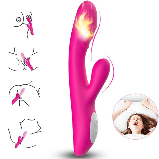 Vibromasseur Spark - Chaleur et double plaisir