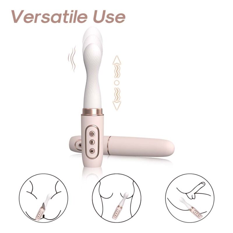 Vibromasseur rotateur et machine télescopique Armonie jaune
