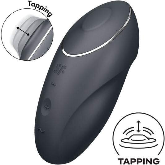 Vibromasseur Lay-On Tap & Climax 1 Satisfyer Noir