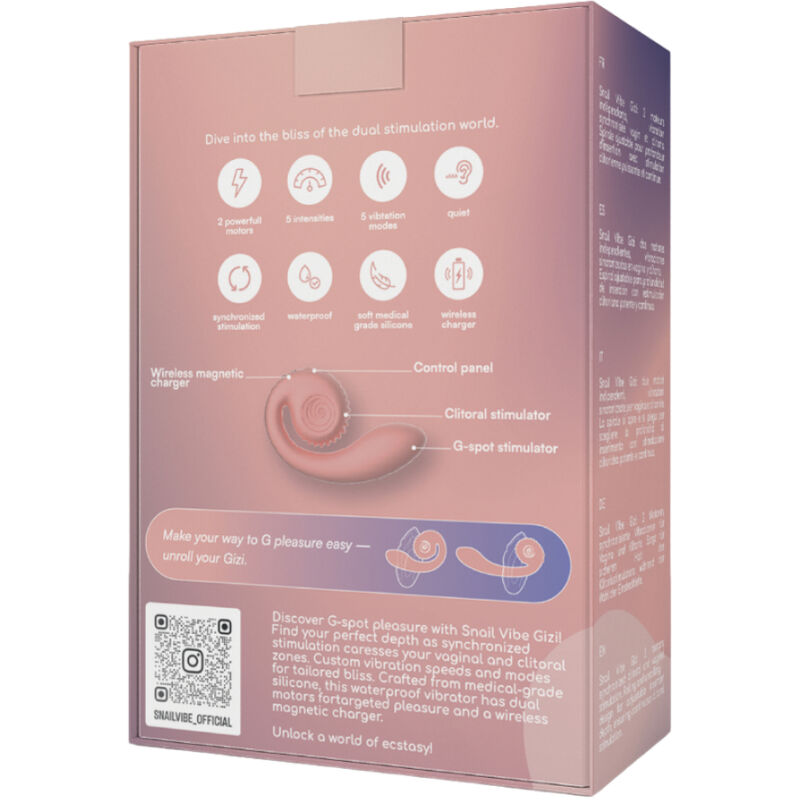 Stimulateur Double Gizi Snail Vibe - Plaisir Ultime