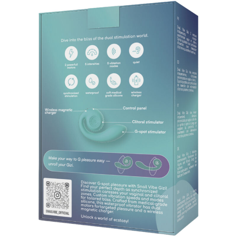 Stimulateur Double Gizi Snail Vibe - Plaisir Ultime
