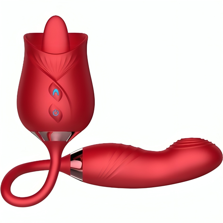 Vibromasseur Delight Flower & Bumping Rouge Armonie
