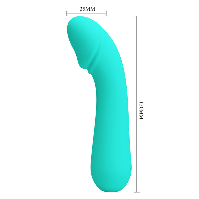 Vibromasseur Cetus Vert Aqua Rechargeable Pretty Love