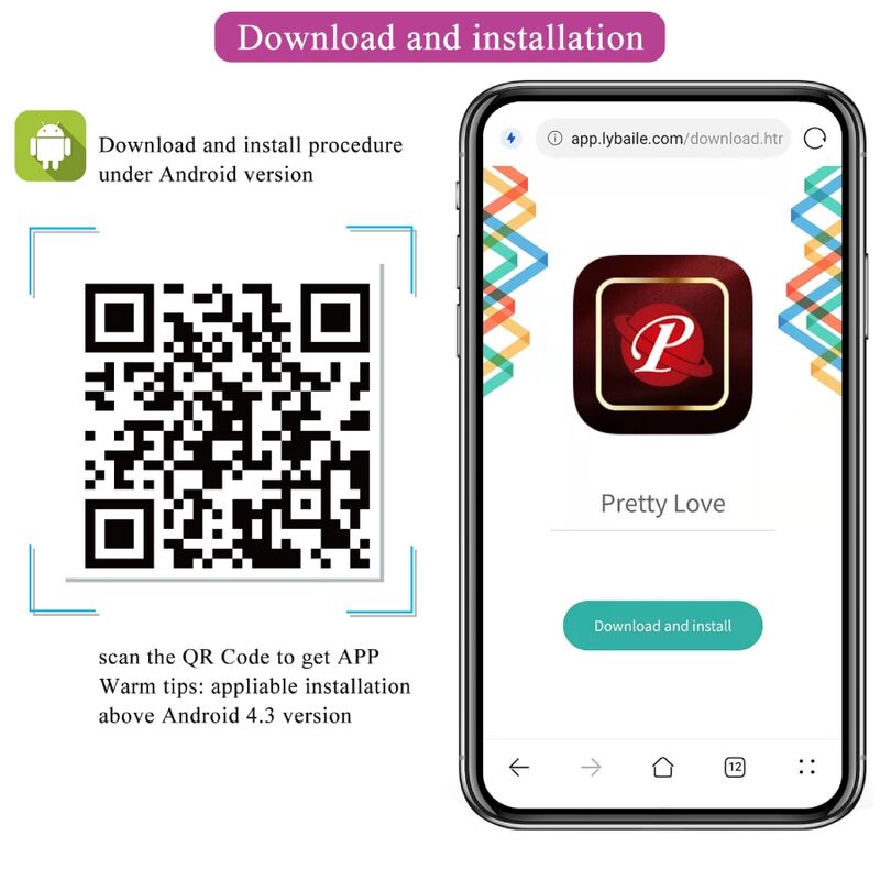 Télécommande Jayleen Vibrator App violet Pretty Love
