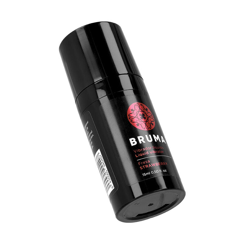 Vibromasseur liquide ultra glissant fraise BRUMA 15 ml