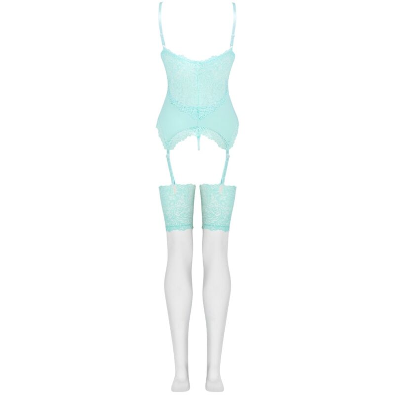 Ensemble corset, culotte et bas Livco Corsetti Fashion