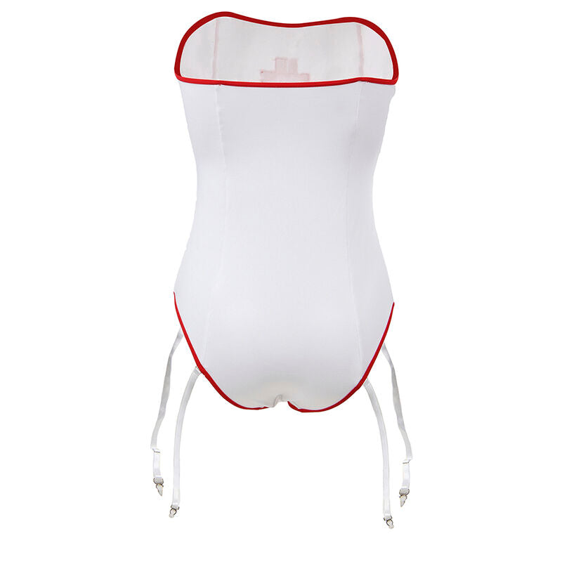 Costume d'infirmière sexy Subblime avec teddy et épaules dénudées