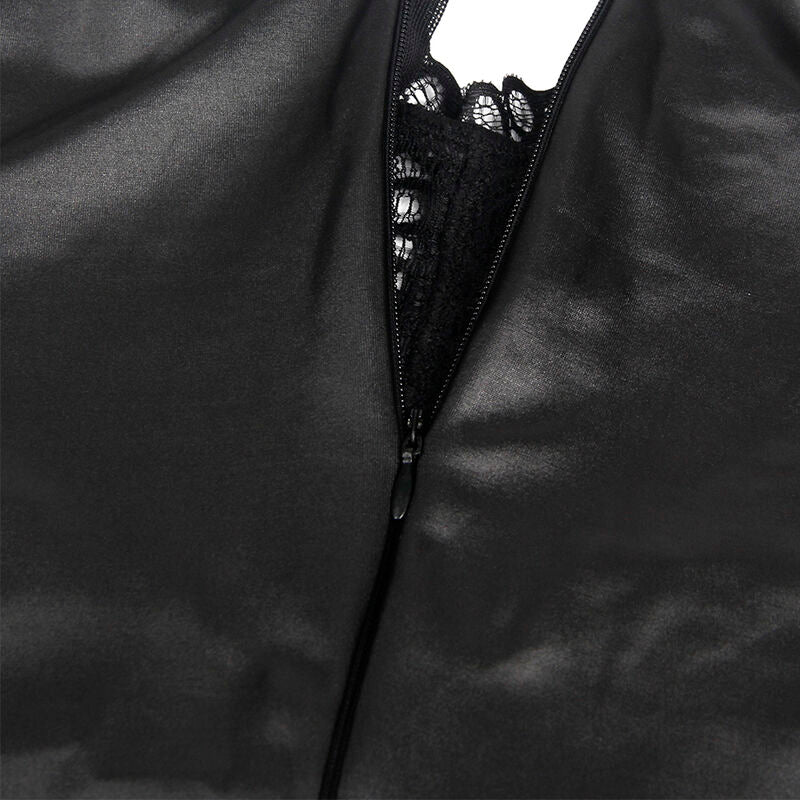 Robe Sexy en Simili-Cuir et Dentelle de Subblime