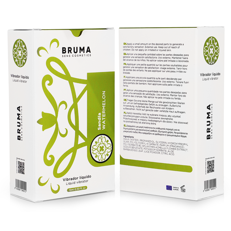 Vibromasseur Liquide Pastèque Bruma 15 ml