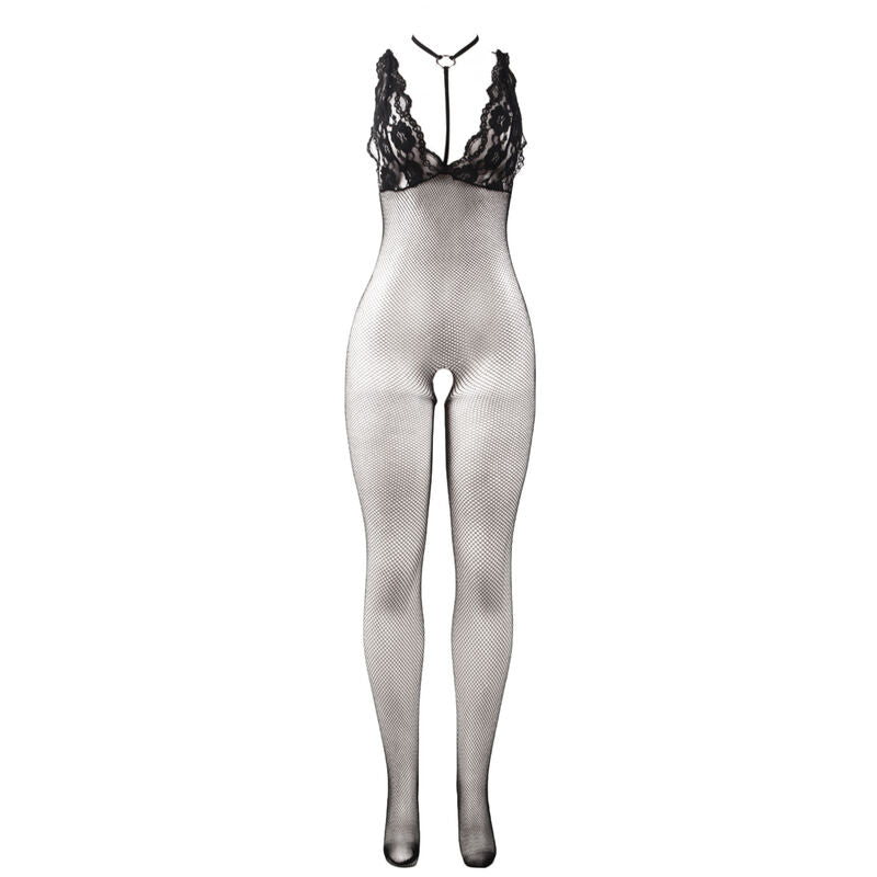 Bodystocking Résille Transparente Noire