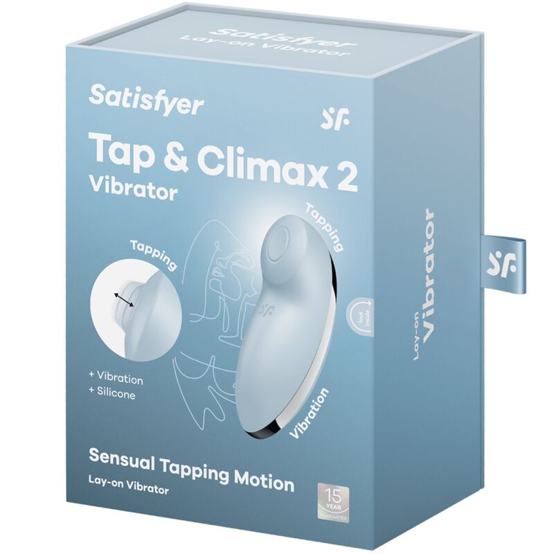 Vibromasseur et Stimulateur Satisfyer Tap & Climax 2